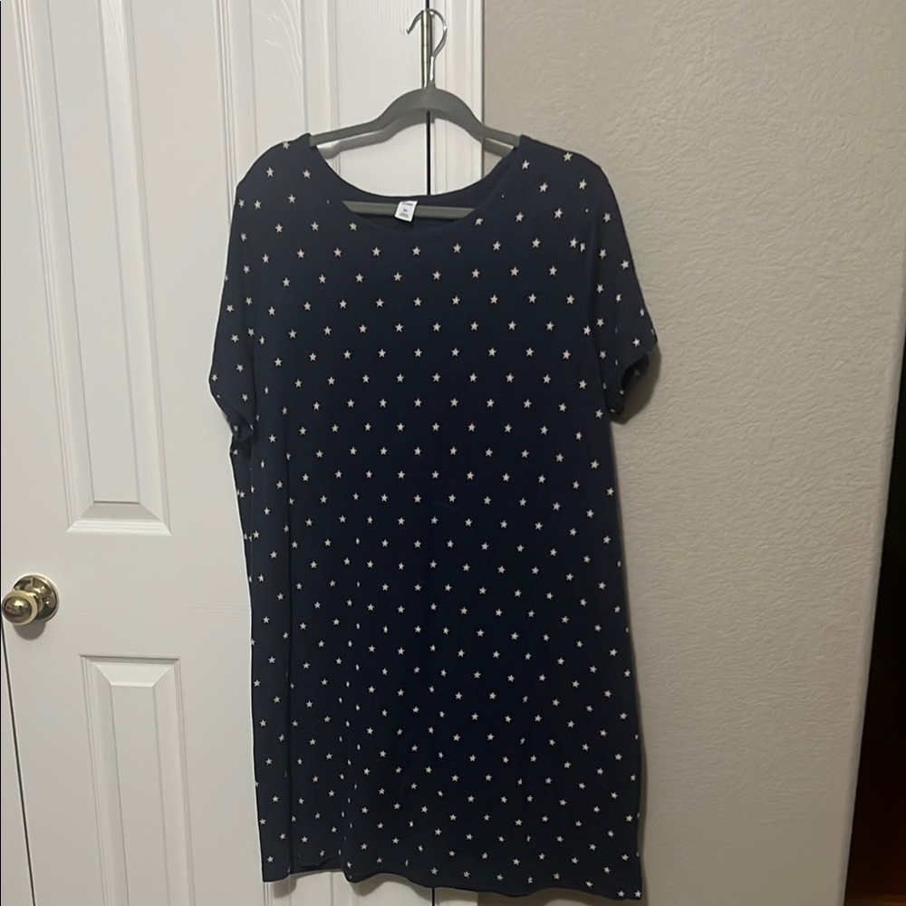 Navy Blue Star Design! Perfect for 4th of July! XXL